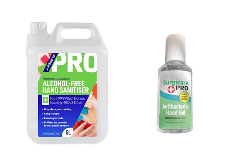 Hand Sanitiser Labels