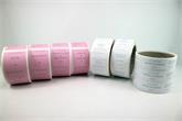 Paper labels after printing