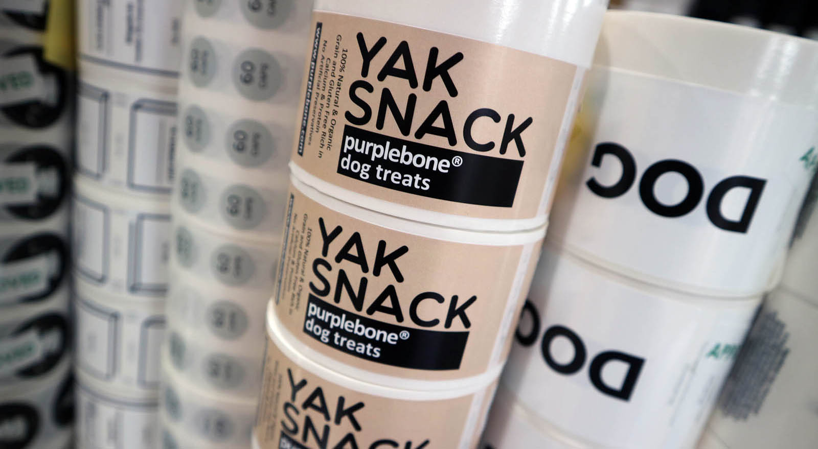 Polypropylene labels after printing