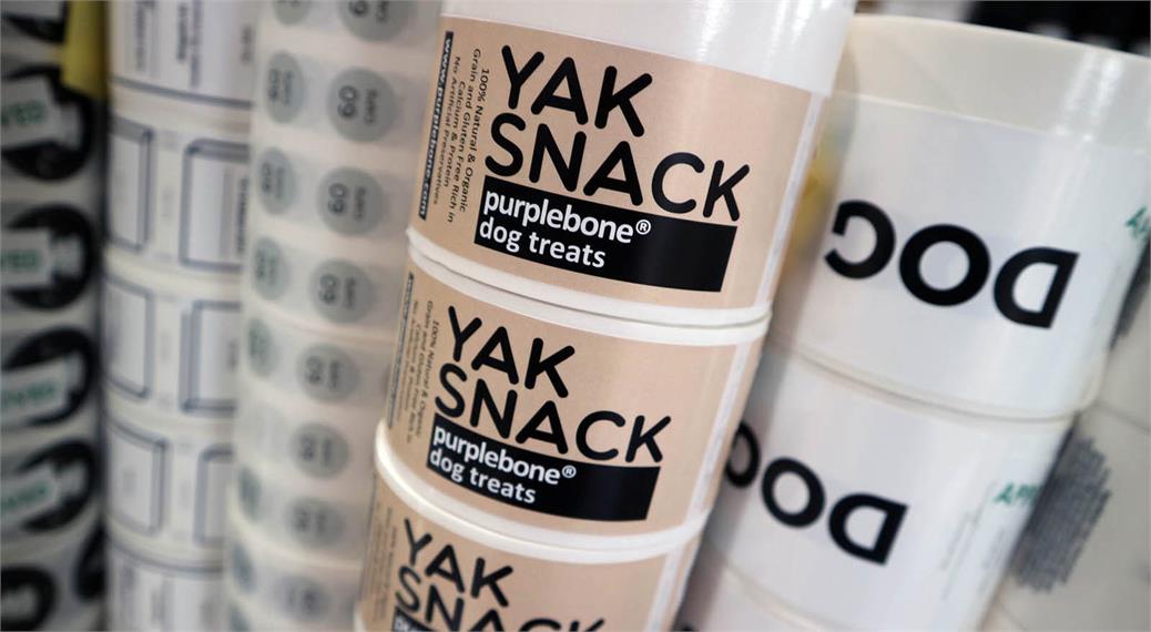 Polypropylene labels after printing