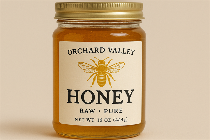 honey labels for jars