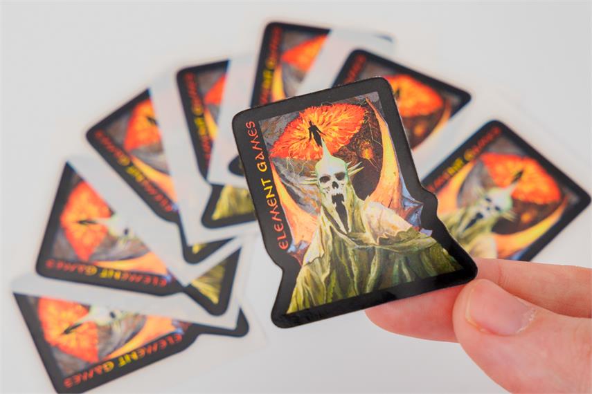 Business logo stickers for element games