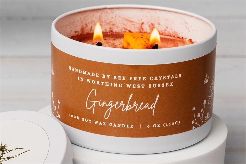 Example of a candle label