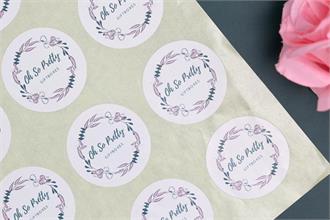 A4 sheet of labels